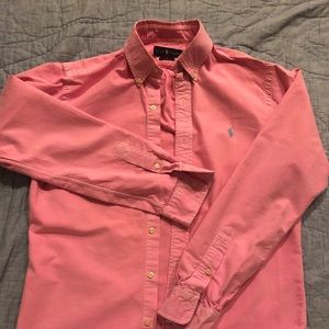 POLO Ralph Lauren Oxford Button Down Bright Pink
